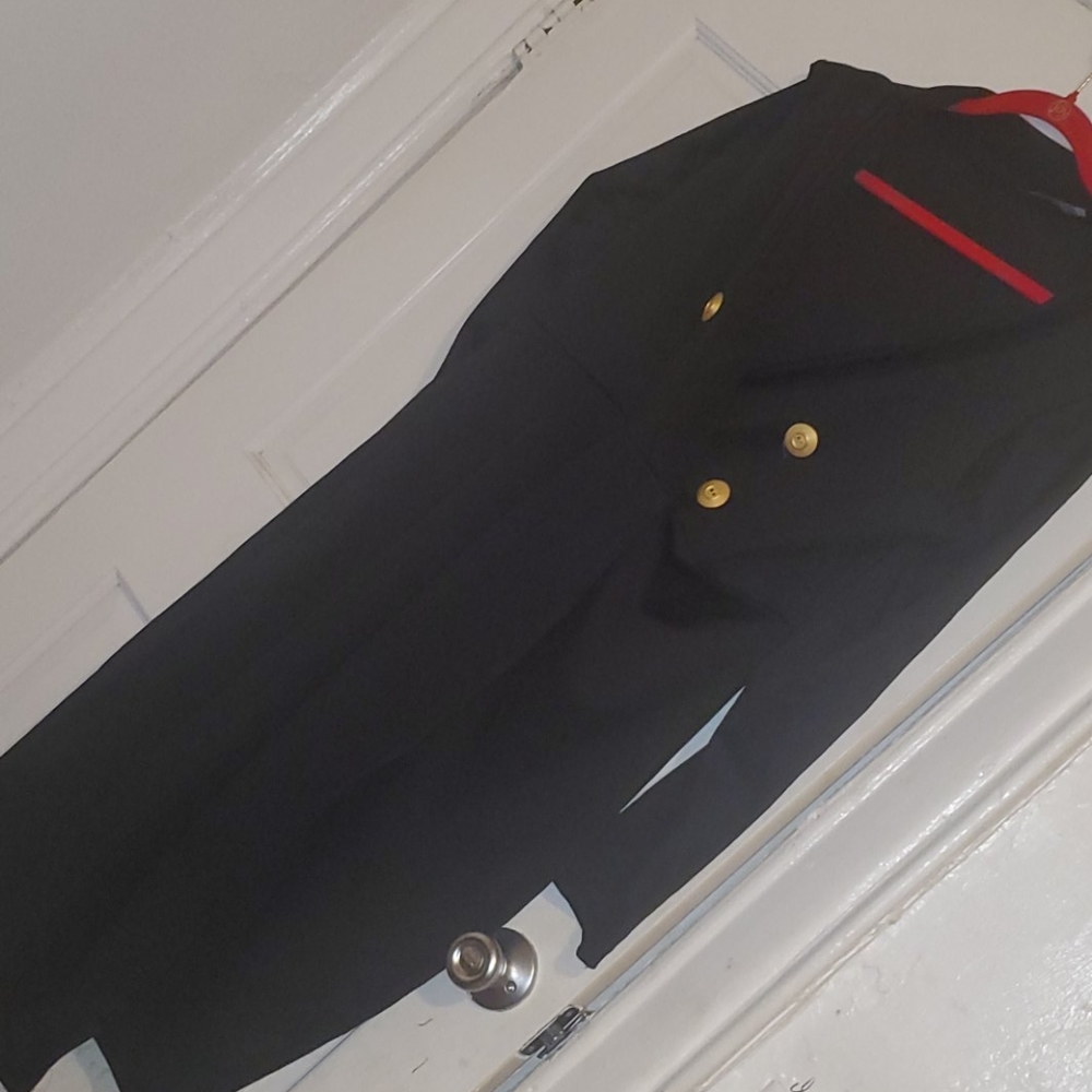 Rebdolls Black Tuxedo Style Dress